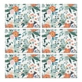 thumbnail image 1 of Pioneer Flower Floral Print Pattern Summer Placemats Table Placemats Set Of 6-Linen Kitchen Washable Placemats Table Mats 12x18 Inch Non-Slip Heat Resistant, 1 of 5