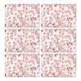 thumbnail image 1 of Pioneer Flower Floral Print Pattern Summer Placemats Table Placemats Set Of 6-Linen Kitchen Washable Placemats Table Mats 12x18 Inch Non-Slip Heat Resistant, 1 of 5