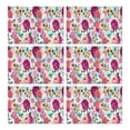 thumbnail image 1 of Pioneer Flower Floral Print Pattern Summer Placemats Table Placemats Set Of 6-Linen Kitchen Washable Placemats Table Mats 12x18 Inch Non-Slip Heat Resistant, 1 of 5