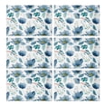 thumbnail image 1 of Pioneer Flower Floral Print Pattern Summer Placemats Table Placemats Set Of 6-Linen Kitchen Washable Placemats Table Mats 12x18 Inch Non-Slip Heat Resistant, 1 of 5