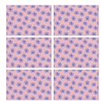 thumbnail image 1 of Pioneer Flower Floral Print Pattern Summer Placemats Table Placemats Set Of 6-Linen Kitchen Washable Placemats Table Mats 12x18 Inch Non-Slip Heat Resistant, 1 of 5