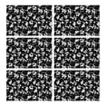 thumbnail image 1 of Pioneer Flower Floral Print Pattern Summer Placemats Table Placemats Set Of 6-Linen Kitchen Washable Placemats Table Mats 12x18 Inch Non-Slip Heat Resistant, 1 of 5