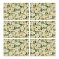 thumbnail image 1 of Pioneer Flower Floral Print Pattern Summer Placemats Table Placemats Set Of 6-Linen Kitchen Washable Placemats Table Mats 12x18 Inch Non-Slip Heat Resistant, 1 of 5