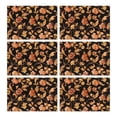 thumbnail image 1 of Pioneer Flower Floral Print Pattern Summer Placemats Table Placemats Set Of 6-Linen Kitchen Washable Placemats Table Mats 12x18 Inch Non-Slip Heat Resistant, 1 of 5