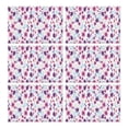 thumbnail image 1 of Pioneer Flower Floral Print Pattern Summer Placemats Table Placemats Set Of 6-Linen Kitchen Washable Placemats Table Mats 12x18 Inch Non-Slip Heat Resistant, 1 of 5