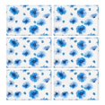 thumbnail image 1 of Pioneer Flower Floral Print Pattern Summer Placemats Table Placemats Set Of 6-Linen Kitchen Washable Placemats Table Mats 12x18 Inch Non-Slip Heat Resistant, 1 of 5