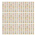 thumbnail image 1 of Pioneer Flower Floral Print Pattern Summer Placemats Table Placemats Set Of 6-Linen Kitchen Washable Placemats Table Mats 12x18 Inch Non-Slip Heat Resistant, 1 of 5
