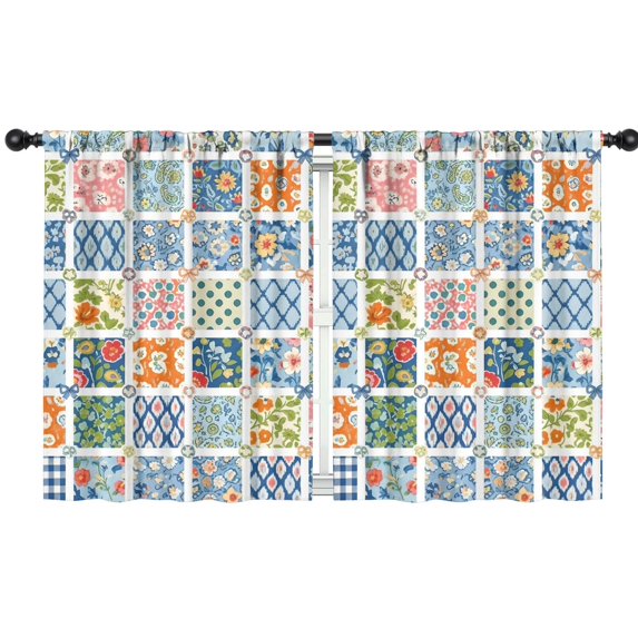 Pioneer Flower Floral Print Pattern Teens Curtains,Teens Insulated Curtains Set Of 2,Bedroom Essentials,Toddler Room Decor 42"x54"