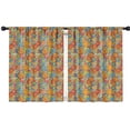 thumbnail image 1 of Pioneer Flower Floral Print Pattern Teens Curtains,Teens Insulated Curtains Set Of 2,Bedroom Essentials,Toddler Room Decor 42"x54", 1 of 5