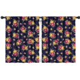 thumbnail image 1 of Pioneer Flower Floral Print Pattern Teens Curtains,Teens Insulated Curtains Set Of 2,Bedroom Essentials,Toddler Room Decor 42"x54", 1 of 5