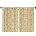thumbnail image 1 of Pioneer Flower Floral Print Pattern Teens Curtains,Teens Insulated Curtains Set Of 2,Bedroom Essentials,Toddler Room Decor 42"x63", 1 of 5