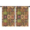 thumbnail image 1 of Pioneer Flower Floral Print Pattern Teens Curtains,Teens Insulated Curtains Set Of 2,Bedroom Essentials,Toddler Room Decor 42"x63", 1 of 5
