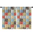 thumbnail image 1 of Pioneer Flower Floral Print Pattern Teens Curtains,Teens Insulated Curtains Set Of 2,Bedroom Essentials,Toddler Room Decor 42"x63", 1 of 5