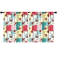thumbnail image 1 of Pioneer Flower Floral Print Pattern Teens Curtains,Teens Insulated Curtains Set Of 2,Bedroom Essentials,Toddler Room Decor 52"x63", 1 of 5
