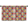 thumbnail image 1 of Pioneer Flower Floral Print Pattern Teens Curtains,Teens Insulated Curtains Set Of 2,Bedroom Essentials,Toddler Room Decor 52"x63", 1 of 5