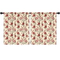 thumbnail image 1 of Pioneer Flower Floral Print Pattern Teens Curtains,Teens Insulated Curtains Set Of 2,Bedroom Essentials,Toddler Room Decor 52"x63", 1 of 5