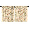 thumbnail image 1 of Pioneer Flower Floral Print Pattern Teens Curtains,Teens Insulated Curtains Set Of 2,Bedroom Essentials,Toddler Room Decor 52"x63", 1 of 5