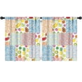 thumbnail image 1 of Pioneer Flower Floral Print Pattern Teens Curtains,Teens Insulated Curtains Set Of 2,Bedroom Essentials,Toddler Room Decor 52"x63", 1 of 4