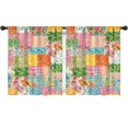 thumbnail image 1 of Pioneer Flower Floral Print Pattern Teens Curtains,Teens Insulated Curtains Set Of 2,Bedroom Essentials,Toddler Room Decor 52"x63", 1 of 3