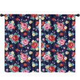 thumbnail image 1 of Pioneer Flower Floral Print Pattern Teens Curtains,Teens Insulated Curtains Set Of 2,Bedroom Essentials,Toddler Room Decor 52"x84", 1 of 5