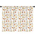 thumbnail image 1 of Pioneer Flower Floral Print Pattern Teens Curtains,Teens Insulated Curtains Set Of 2,Bedroom Essentials,Toddler Room Decor 52"x84", 1 of 5