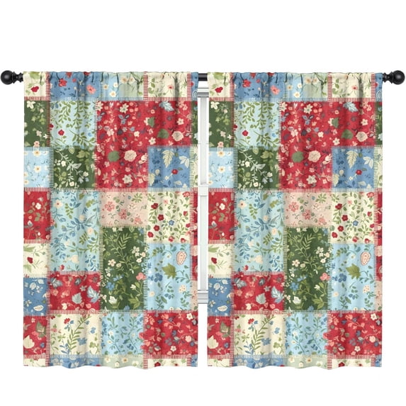 Pioneer Flower Floral Print Pattern Teens Curtains,Teens Insulated Curtains Set Of 2,Bedroom Essentials,Toddler Room Decor 52"x84"
