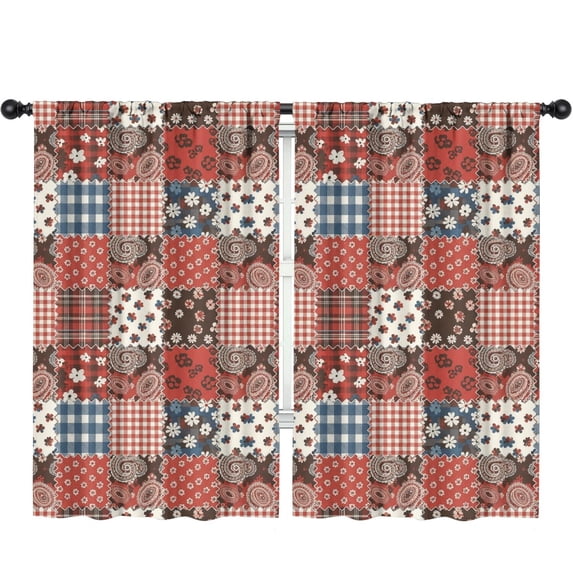 Pioneer Flower Floral Print Pattern Teens Curtains,Teens Insulated Curtains Set Of 2,Bedroom Essentials,Toddler Room Decor 52"x84"