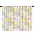 thumbnail image 1 of Pioneer Flower Floral Print Pattern Teens Curtains,Teens Insulated Curtains Set Of 2,Bedroom Essentials,Toddler Room Decor 52"x84", 1 of 5