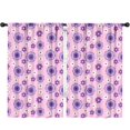 thumbnail image 1 of Pioneer Flower Floral Print Pattern Teens Curtains,Teens Insulated Curtains Set Of 2,Bedroom Essentials,Toddler Room Decor 52"x84", 1 of 5