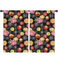 thumbnail image 1 of Pioneer Flower Floral Print Pattern Teens Curtains,Teens Insulated Curtains Set Of 2,Bedroom Essentials,Toddler Room Decor 52"x84", 1 of 5