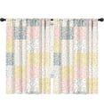 thumbnail image 1 of Pioneer Flower Floral Print Pattern Teens Curtains,Teens Insulated Curtains Set Of 2,Bedroom Essentials,Toddler Room Decor 52"x84", 1 of 5