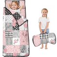 thumbnail image 1 of Pioneer Flower Floral Print Pattern Toddler Nap Mat for Teens Preschool Daycare, Teens Sleeping Mat Bag, Toddler Sleeping Bag with Pillow, 1 of 6