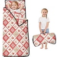 thumbnail image 1 of Pioneer Flower Floral Print Pattern Toddler Nap Mat for Teens Preschool Daycare, Teens Sleeping Mat Bag, Toddler Sleeping Bag with Pillow, 1 of 6