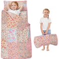 thumbnail image 1 of Pioneer Flower Floral Print Pattern Toddler Nap Mats for Kids Preschool,Sleeping Mat Bag or Kids,Toddler Sleeping Bag,Toddler Nap Mat or Daycare, 1 of 6