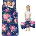 thumbnail image 1 of Pioneer Flower Floral Print Pattern Toddler Nap Mats for Kids Preschool,Sleeping Mat Bag or Kids,Toddler Sleeping Bag,Toddler Nap Mat or Daycare, 1 of 6