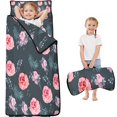 thumbnail image 1 of Pioneer Flower Floral Print Pattern Toddler Nap Mats for Kids Preschool,Sleeping Mat Bag or Kids,Toddler Sleeping Bag,Toddler Nap Mat or Daycare, 1 of 6