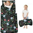 thumbnail image 1 of Pioneer Flower Floral Print Pattern Toddler Nap Mats for Kids Preschool,Sleeping Mat Bag or Kids,Toddler Sleeping Bag,Toddler Nap Mat or Daycare, 1 of 6