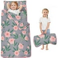 thumbnail image 1 of Pioneer Flower Floral Print Pattern Toddler Nap Mats for Kids Preschool,Sleeping Mat Bag or Kids,Toddler Sleeping Bag,Toddler Nap Mat or Daycare, 1 of 6