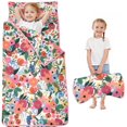thumbnail image 1 of Pioneer Flower Floral Print Pattern Toddler Nap Mats for Kids Preschool,Sleeping Mat Bag or Kids,Toddler Sleeping Bag,Toddler Nap Mat or Daycare, 1 of 6