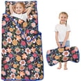thumbnail image 1 of Pioneer Flower Floral Print Pattern Toddler Nap Mats for Kids Preschool,Sleeping Mat Bag or Kids,Toddler Sleeping Bag,Toddler Nap Mat or Daycare, 1 of 6