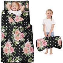 Pioneer Flower Floral Print Pattern Toddler Nap Mats for Kids Preschool,Sleeping Mat Bag or Kids,Toddler Sleeping Bag,Toddler Nap Mat or Daycare