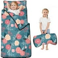 thumbnail image 1 of Pioneer Flower Floral Print Pattern Toddler Nap Mats for Kids Preschool,Sleeping Mat Bag or Kids,Toddler Sleeping Bag,Toddler Nap Mat or Daycare, 1 of 6