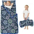 thumbnail image 1 of Pioneer Flower Floral Print Pattern Toddler Nap Mats for Kids Preschool,Sleeping Mat Bag or Kids,Toddler Sleeping Bag,Toddler Nap Mat or Daycare, 1 of 6