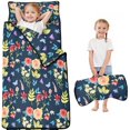thumbnail image 1 of Pioneer Flower Floral Print Pattern Toddler Nap Mats for Kids Preschool,Sleeping Mat Bag or Kids,Toddler Sleeping Bag,Toddler Nap Mat or Daycare, 1 of 5