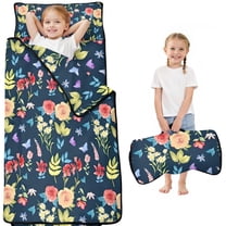 Pioneer Flower Floral Print Pattern Toddler Nap Mats for Kids Preschool,Sleeping Mat Bag or Kids,Toddler Sleeping Bag,Toddler Nap Mat or Daycare
