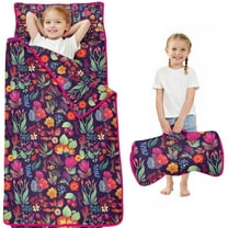 Pioneer Flower Floral Print Pattern Toddler Nap Mats for Kids Preschool,Sleeping Mat Bag or Kids,Toddler Sleeping Bag,Toddler Nap Mat or Daycare