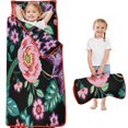 thumbnail image 1 of Pioneer Flower Floral Print Pattern Toddler Nap Mats for Kids Preschool,Sleeping Mat Bag or Kids,Toddler Sleeping Bag,Toddler Nap Mat or Daycare, 1 of 6