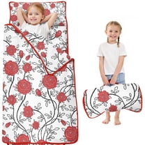 Pioneer Flower Floral Print Pattern Toddler Nap Mats for Kids Preschool,Sleeping Mat Bag or Kids,Toddler Sleeping Bag,Toddler Nap Mat or Daycare