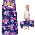 thumbnail image 1 of Pioneer Flower Floral Print Pattern Toddler Nap Mats for Kids Preschool,Sleeping Mat Bag or Kids,Toddler Sleeping Bag,Toddler Nap Mat or Daycare, 1 of 6