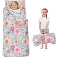 thumbnail image 1 of Pioneer Flower Floral Print Pattern Toddler Nap Mats for Kids Preschool,Sleeping Mat Bag or Kids,Toddler Sleeping Bag,Toddler Nap Mat or Daycare, 1 of 6